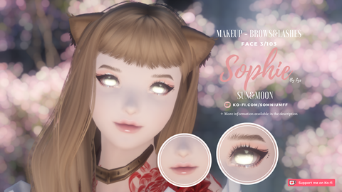 [Lys] Sophie - Makeup - Brows&Lashes