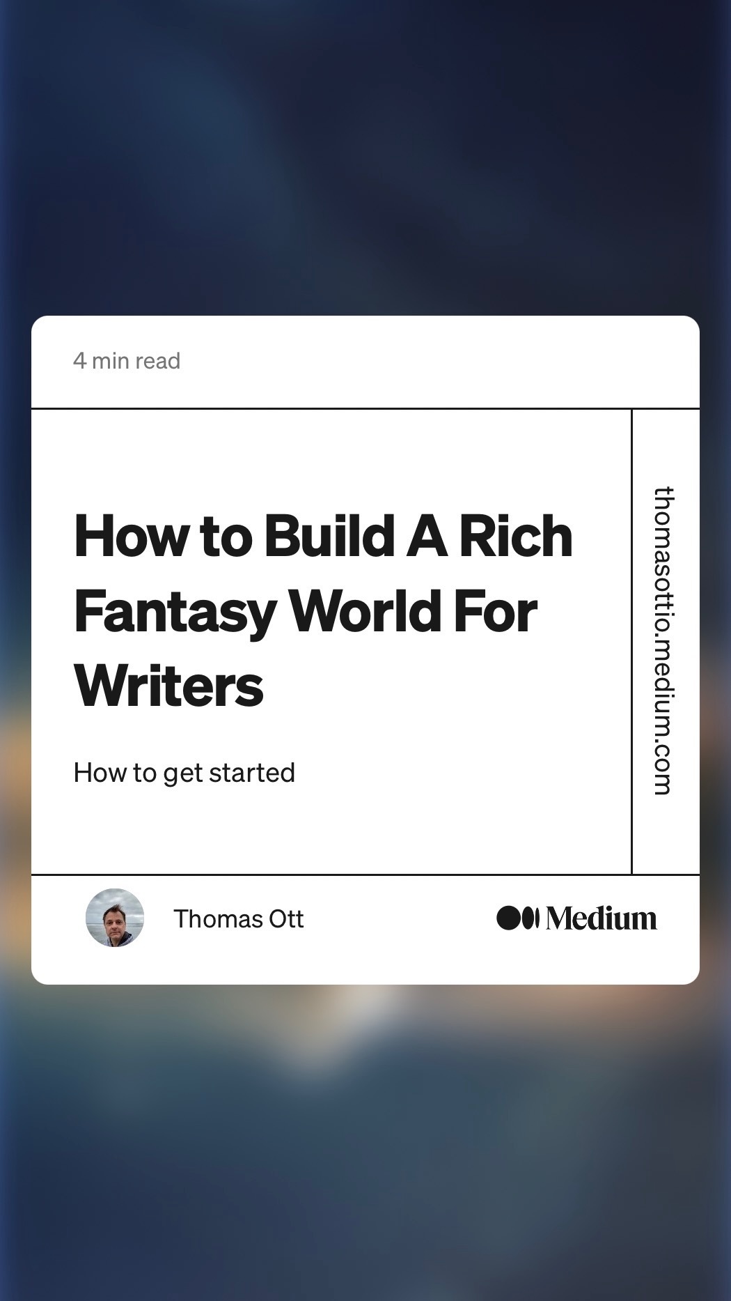 How to Build a Rich Fantasy World for Writers
