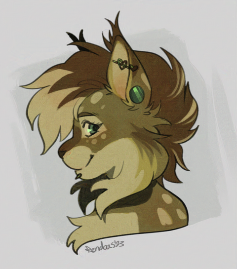 artistic liberty bust sketch for Rayne