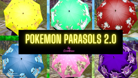 Pokemon Parasols back with new choices!