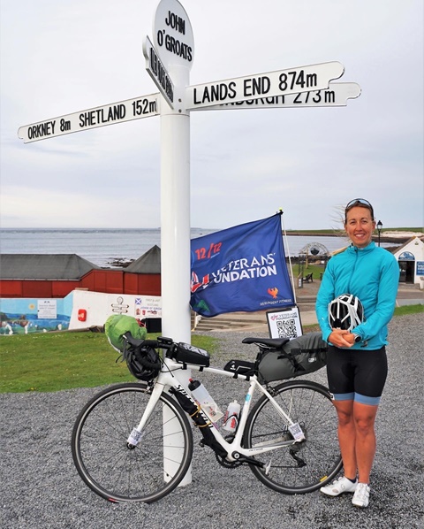 Finish of Lands End to Jon O Groats