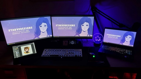 Pretty Desk Setup Pic + Smol Update!