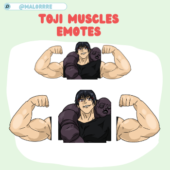 Toji Muscles emote now in the shop !! 
