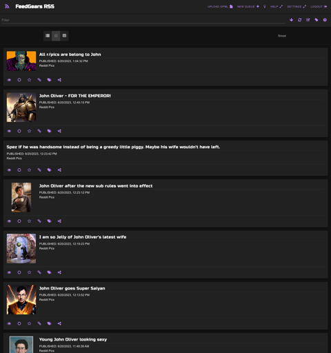 Newsgears RSS Screenshots (legacy)