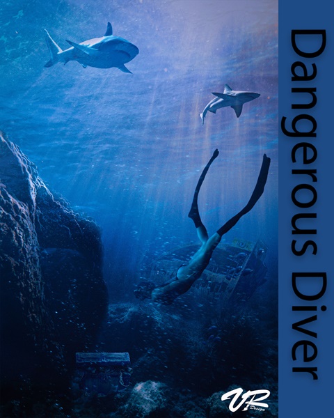 Dangerous Diver - Photomanipulation 