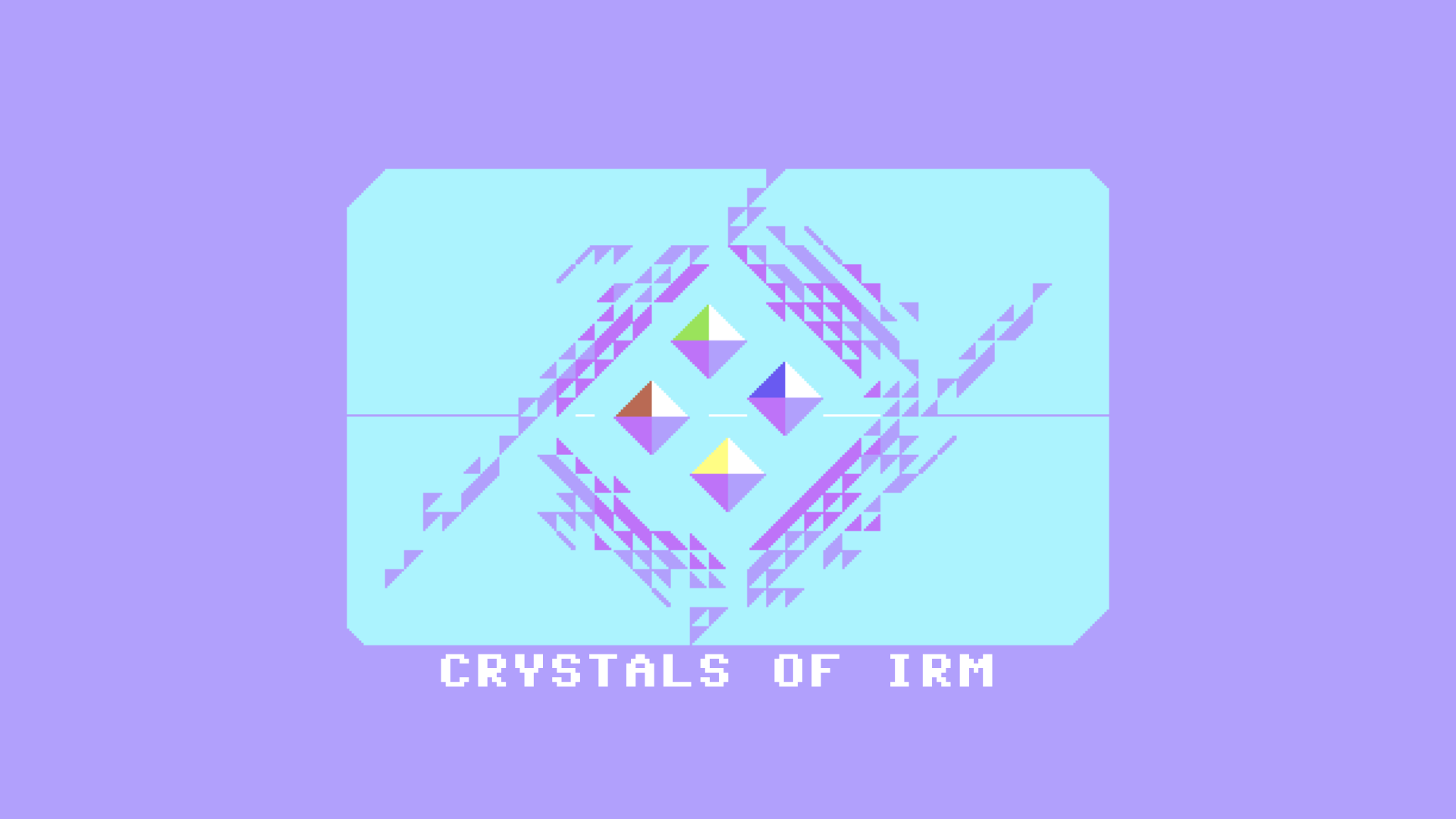 Crystals Of Irm Retro Wallpaper