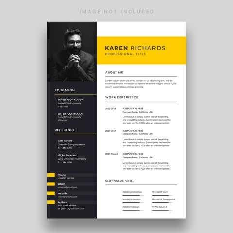 Clean Modern Resume CV Template - StepFly's Ko-fi Shop - Ko-fi ️ Where ...