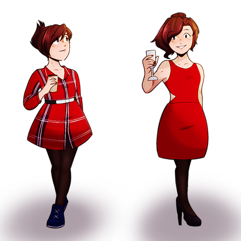 RED OUTFITS