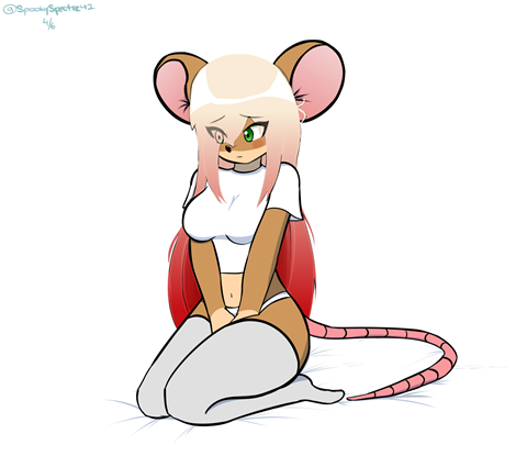 Shy Mouse Girl