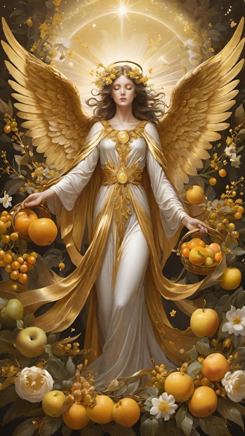 Anđeo plodnosti i obilja 🪷✨🌸 Wallpaper