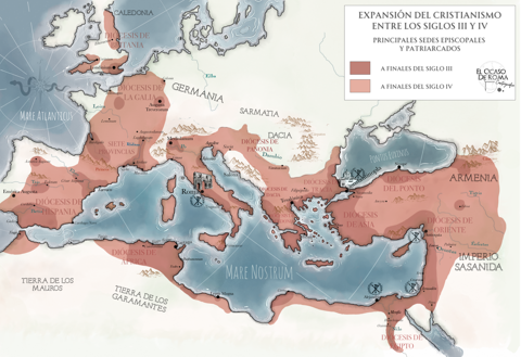 Expansión del cristianismo siglos III y IV