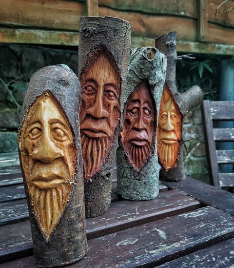 Various wood spirits