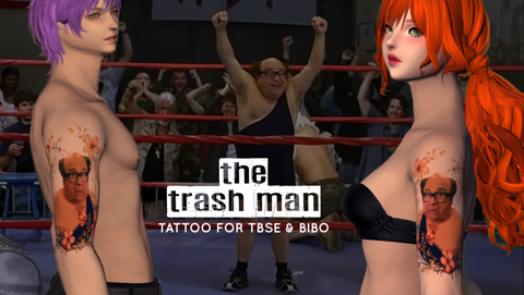 Trash Man Tattoo - Free on XIVModarchive