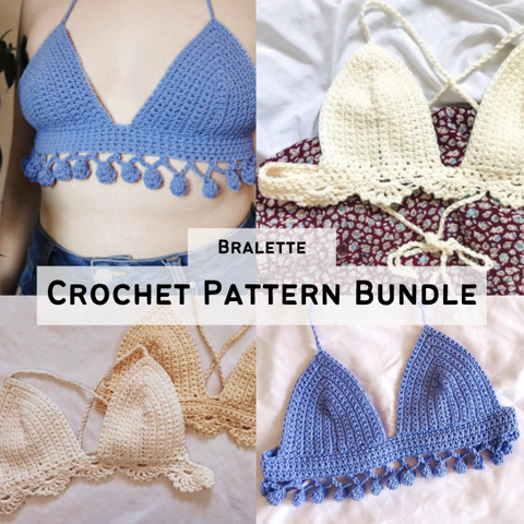 Crochet Bralette Bundle - Ashten Stitches's Ko-fi Shop - Ko-fi ️ Where ...