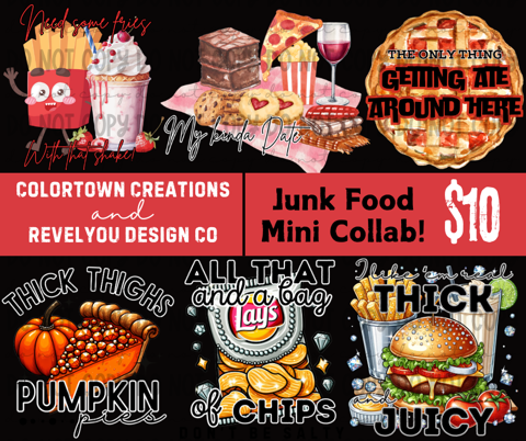 Mini junk food bundle - Colortown Creations's Ko-fi Shop - Ko-fi ️ ...