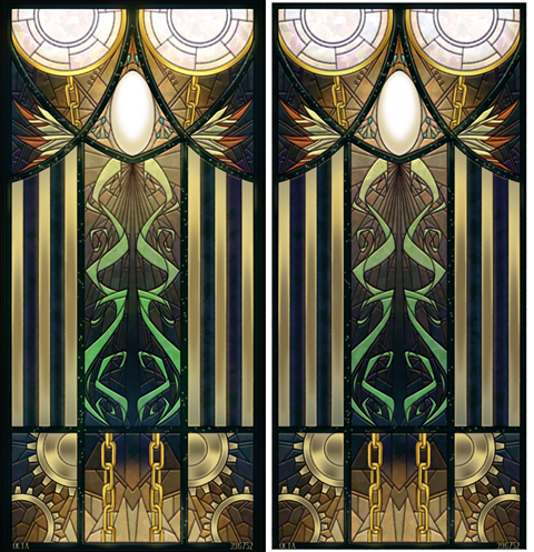 stained glass window 17