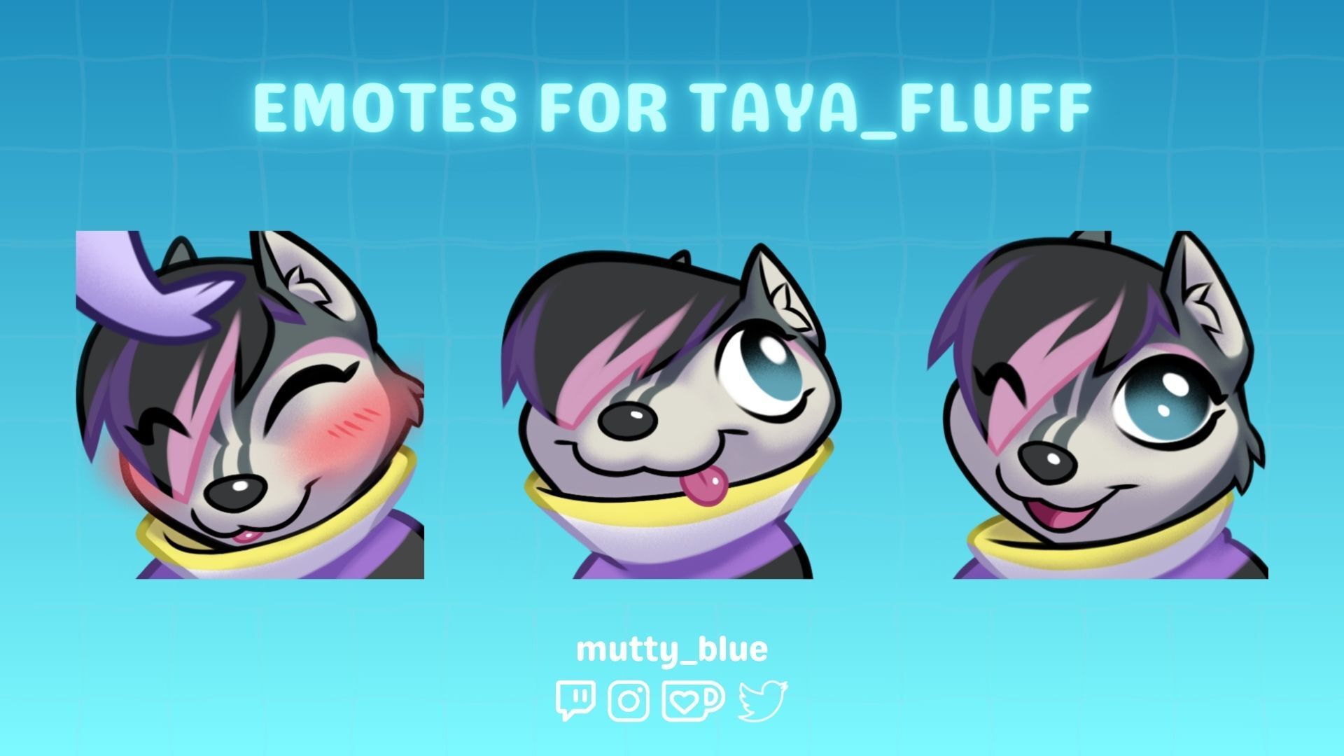 Emote comms for Taya Fluff
