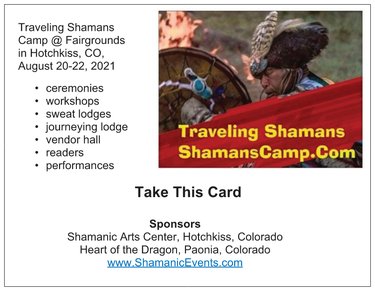 Traveling Shamans Camp 2021