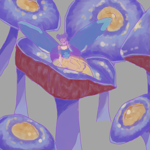 Mushroom fairy! WIP