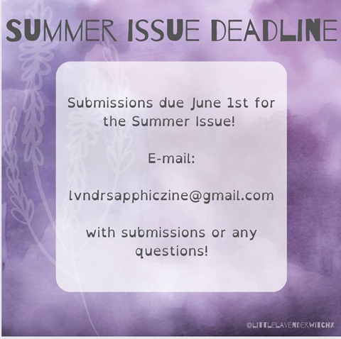 Summer issue deadline