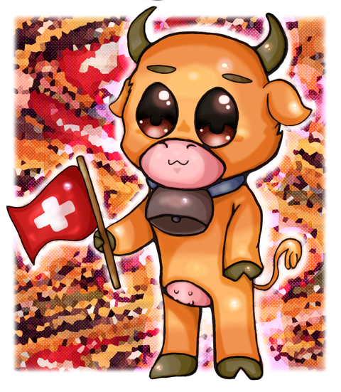 Chibi Swiss Cow~