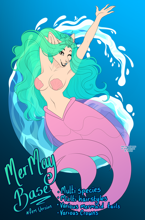 Mer May base - Female version - xChaiTeaKittenx's Ko-fi Shop - Ko-fi ❤️  Where creators get support from fans through donations, memberships, shop  sales and more! The original 'Buy Me a Coffee' Page.