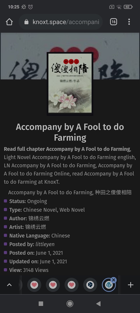 Accompany by a Fool to do Farming