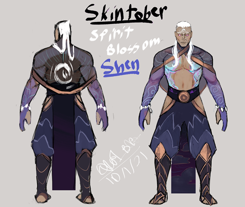 Spirit Blossom Shen - Skintober