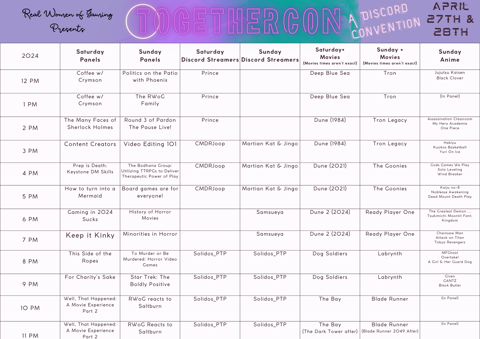 TOGETHERCON STARTS TODAY!