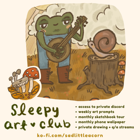 sleepy art club's FIRST STREAM~ 