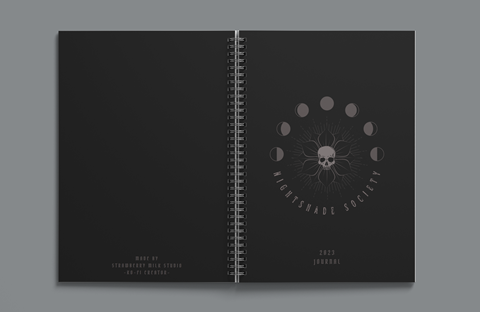 Nightshade Society 2023 Printable Minimal Journal - Strawberry Milk ...