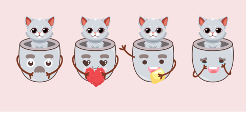 Nugget Love Animated Emote - BandiBean's Ko-fi Shop - Ko-fi