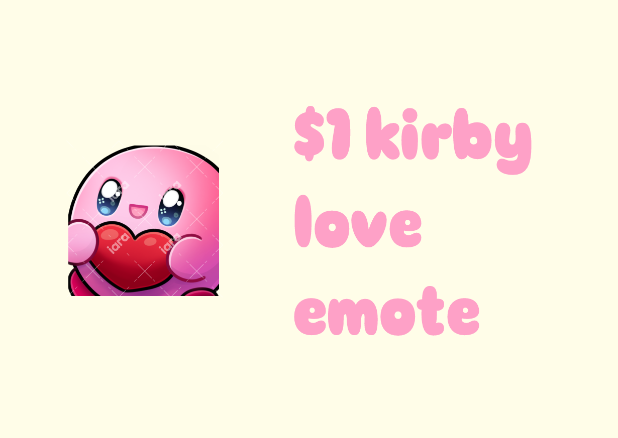 Kirby emote - Amazed - Niikiya's Ko-fi Shop - Ko-fi ❤️ Where