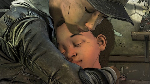 Clem and AJ - probably before it all goes to shit 