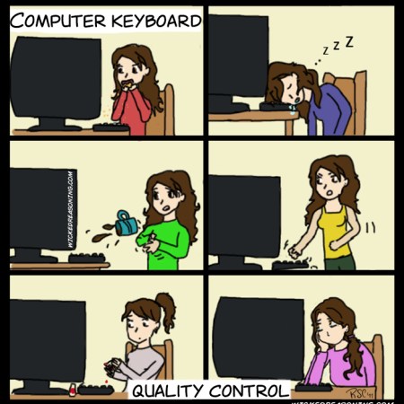 computer keyboard quality control