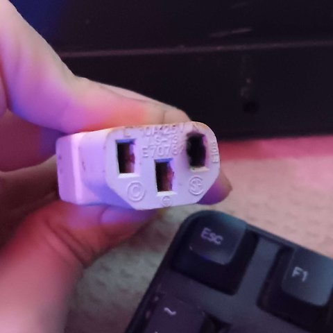 PC CORD MELTED!!