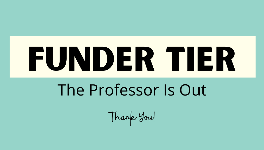 tweet reads: “hate it when you're - The Professor Is In.