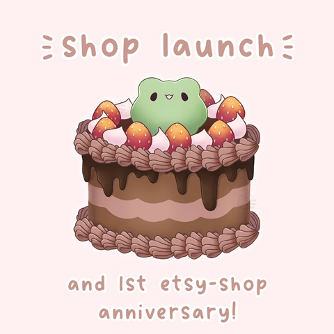 launching my own shop & 1st etsy anniversary 