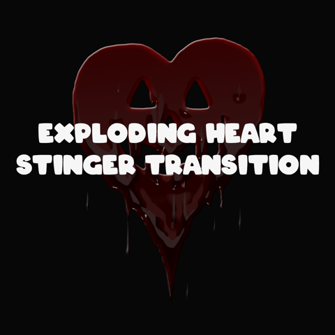 Spooky Exploding Heart Stinger Transition ️喝 - Digighost's Ko-fi Shop ...