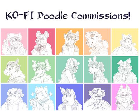 Taking ko-fi commissions today! (10/25)