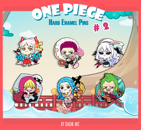 One Piece Pins #2 by Elazar.Art — Kickstarter