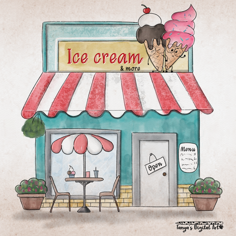Ice cream shop 🍦