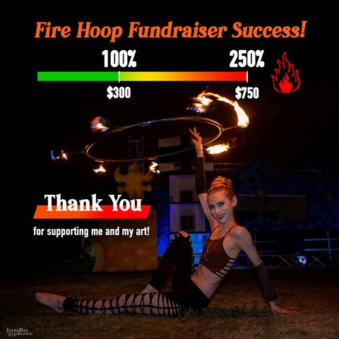 Fire Hoop Fundraiser Success! 
