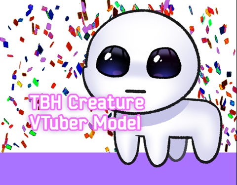 FREE VTUBER MODEL  TBH Creature / Yippee Creature with Confetti