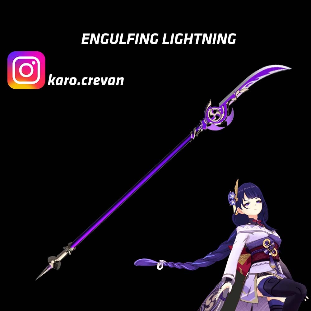 Engulfing Lightning Raiden Shogun Spear 3D Model Karo Crevan S Ko Fi   5a7ade5b F855 4c42 B8c7 08b4bd766344 Beznazwy 1 