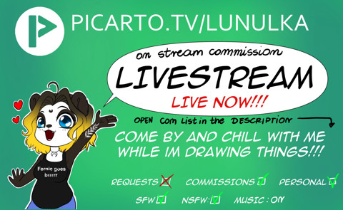 In stream commissions open [LIVE]