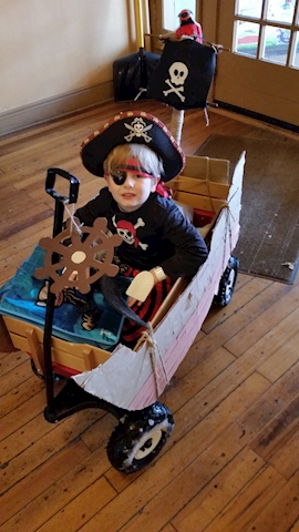 My 7 year old pirate