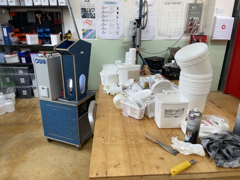 Recycling day at the Makerspace 