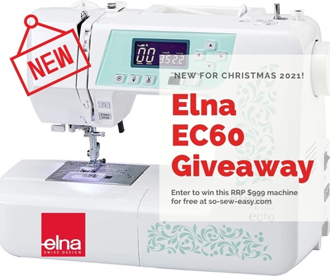 New Elna Elnita EC60 Giveaway
