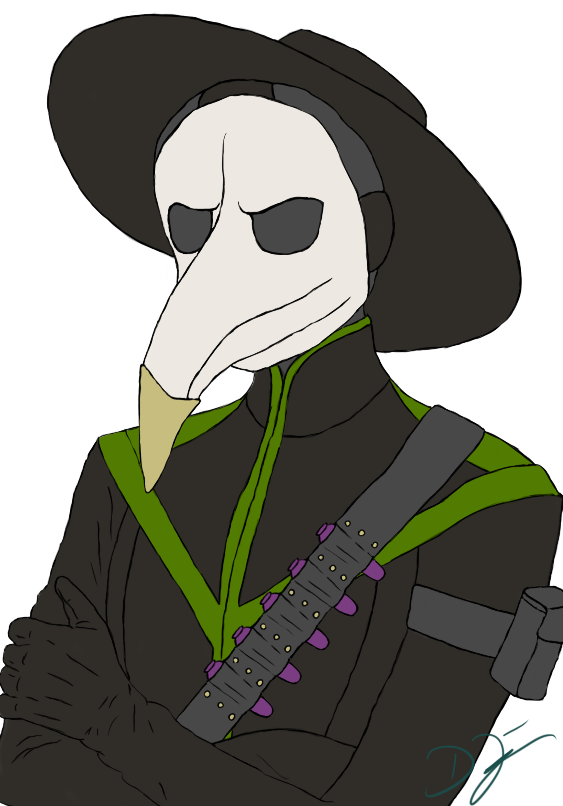 Commission for a DnD Plague Doctor